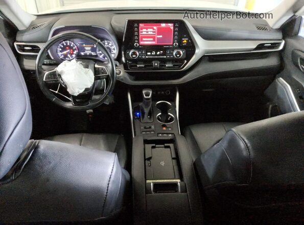 5TDGZRBH0LS502245 2020 TOYOTA HIGHLANDER White Vista del salpicadero