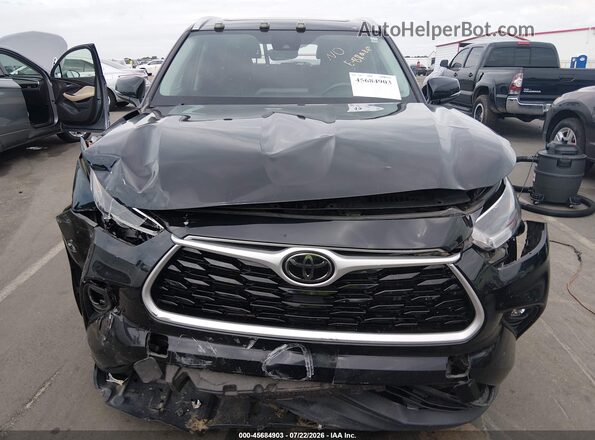 5TDGZRBH0MS540317 2021 TOYOTA HIGHLANDER Black Вид спереду