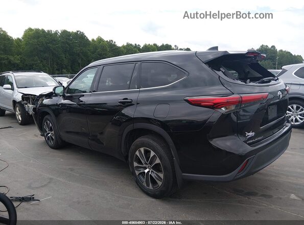 5TDGZRBH0MS540317 2021 TOYOTA HIGHLANDER Black Задня ліва чверть