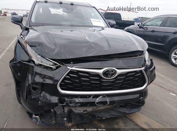 5TDGZRBH0MS540317 2021 TOYOTA HIGHLANDER Black Вид панелі приладів