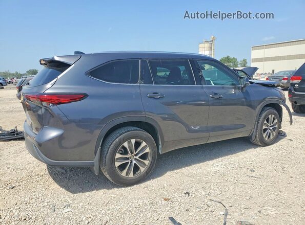 5TDGZRBH1LS039306 2020 TOYOTA HIGHLANDER Gray Հետևի աջ