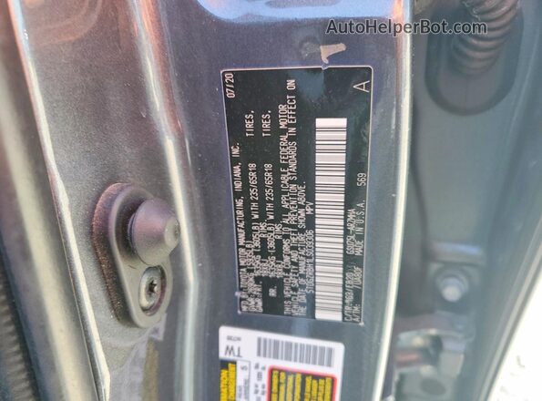 5TDGZRBH1LS039306 2020 TOYOTA HIGHLANDER Gray Շարժիչի բաժամունքի տեսք