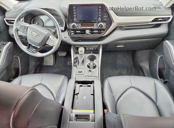 5TDGZRBH1LS047292 2020 TOYOTA HIGHLANDER Red Вид панелі приладів