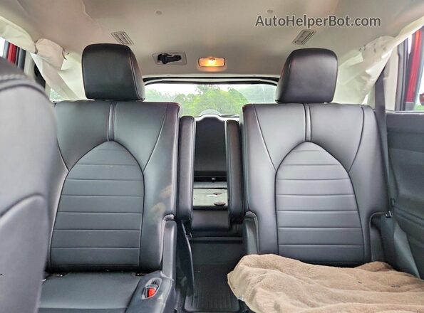 5TDGZRBH1LS047292 2020 TOYOTA HIGHLANDER Red Вид задніх сидінь