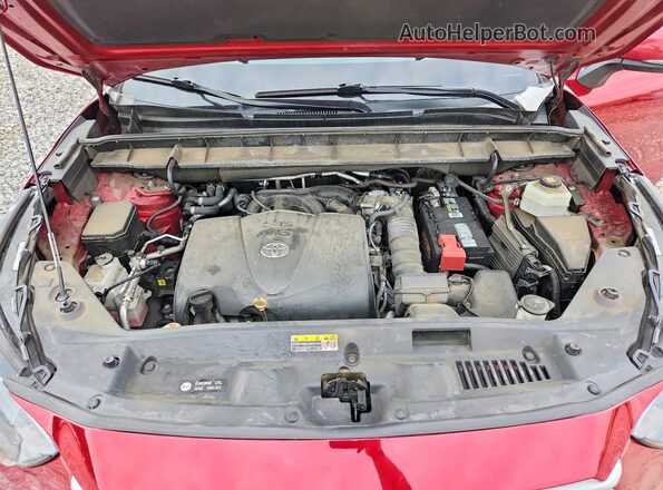5TDGZRBH1LS047292 2020 TOYOTA HIGHLANDER Red Вид підкапотного простору