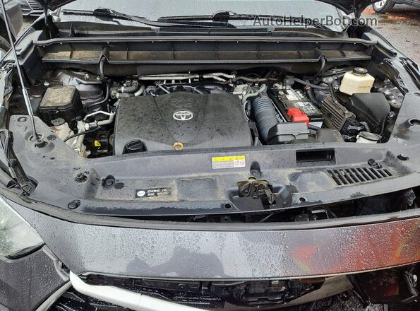 5TDGZRBH2MS064622 2021 TOYOTA HIGHLANDER Gray Вид задньої частини салону
