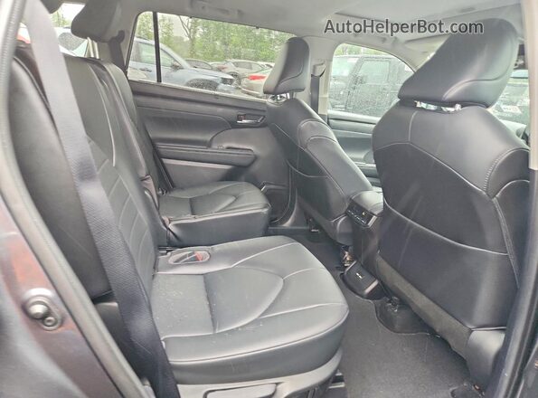 5TDGZRBH2MS064622 2021 TOYOTA HIGHLANDER Gray Вид задніх сидінь