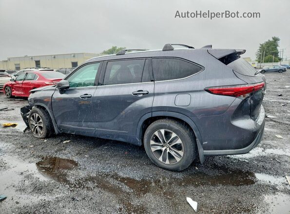 5TDGZRBH2MS064622 2021 TOYOTA HIGHLANDER Gray Задня ліва чверть