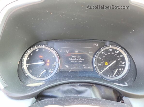 5TDGZRBH3LS045995 2020 TOYOTA HIGHLANDER Silver Instrument cluster view