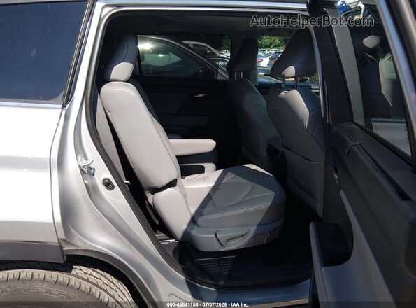 5TDGZRBH3MS129297 2021 TOYOTA HIGHLANDER Silver VIN კოდის სტიკერის ხედი