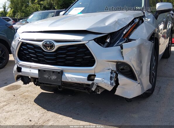 5TDGZRBH3MS129297 2021 TOYOTA HIGHLANDER Silver წინა ხედი