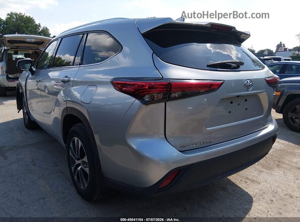 5TDGZRBH3MS129297 2021 TOYOTA HIGHLANDER Silver უკანა მარცხენა