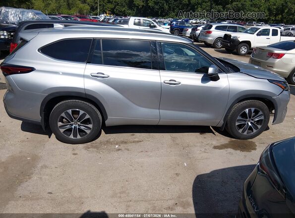 5TDGZRBH3MS129297 2021 TOYOTA HIGHLANDER Silver სალონის 360-გრადუსიანი ხედი
