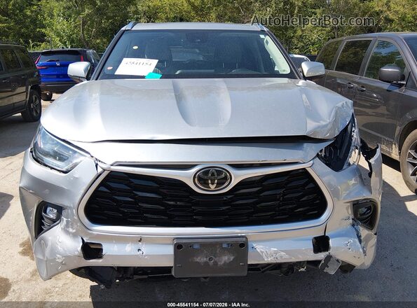5TDGZRBH3MS129297 2021 TOYOTA HIGHLANDER Silver უკანა სალონის ხედი