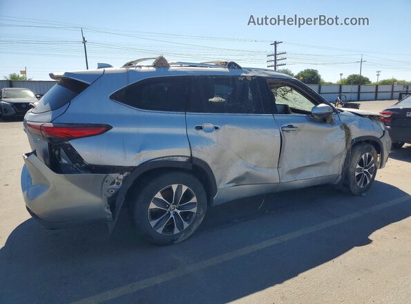 5TDGZRBH4LS500434 2020 TOYOTA HIGHLANDER Silver უკანა მარჯვენა
