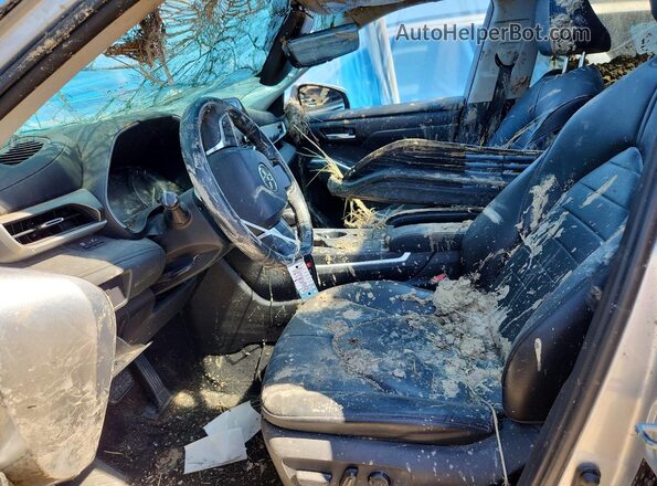 5TDGZRBH4LS500434 2020 TOYOTA HIGHLANDER Silver წინა სალონის ხედი