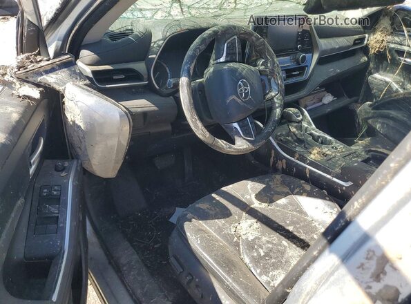 5TDGZRBH4LS500434 2020 TOYOTA HIGHLANDER Silver წინა პანელის ხედი