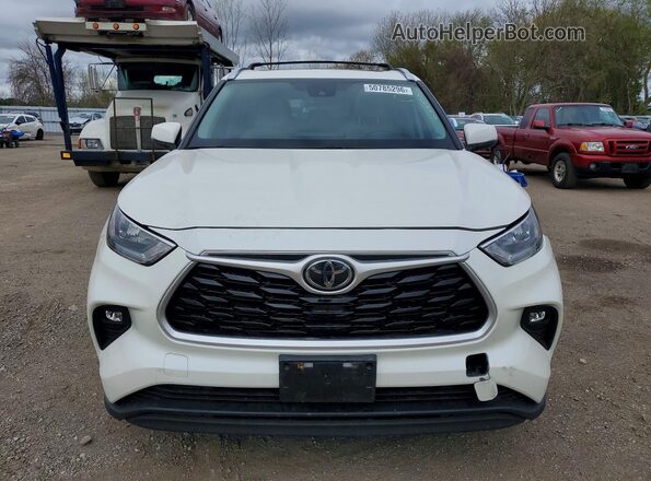 5TDGZRBH4LS500496 2020 TOYOTA HIGHLANDER White Вид спереду
