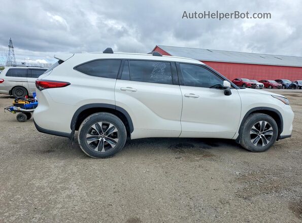 5TDGZRBH4LS500496 2020 TOYOTA HIGHLANDER White Задня права чверть