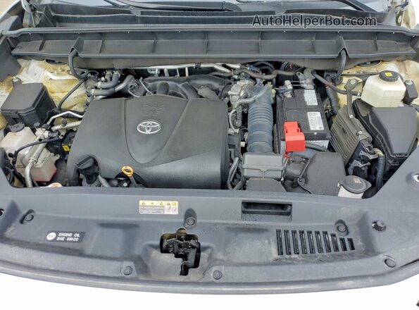 5TDGZRBH4LS500496 2020 TOYOTA HIGHLANDER White Вид підкапотного простору