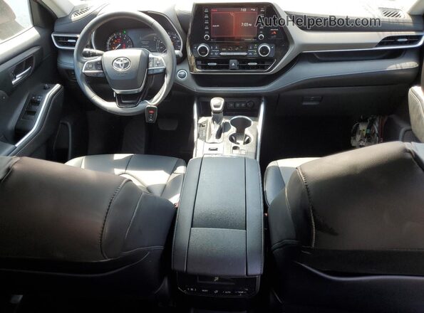 5TDGZRBH4LS509909 2020 TOYOTA HIGHLANDER Burgundy Առջևի վահանակի տեսք
