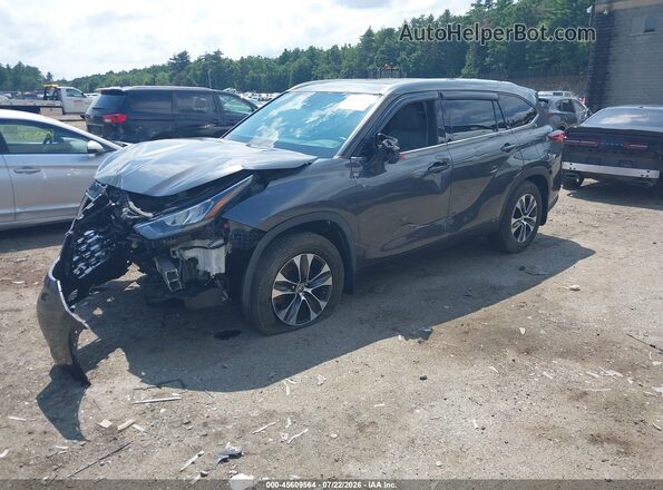 5TDGZRBH4LS512468 2020 TOYOTA HIGHLANDER Gray Przód lewy
