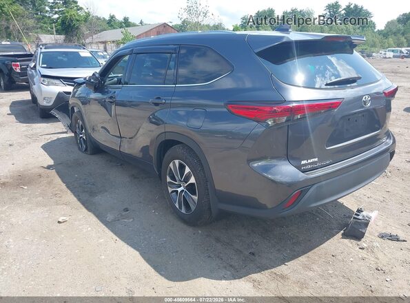 5TDGZRBH4LS512468 2020 TOYOTA HIGHLANDER Gray Tył lewy