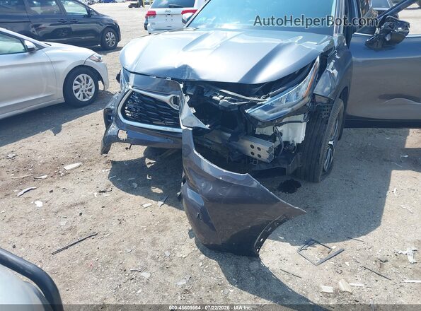 5TDGZRBH4LS512468 2020 TOYOTA HIGHLANDER Gray Widok z przodu