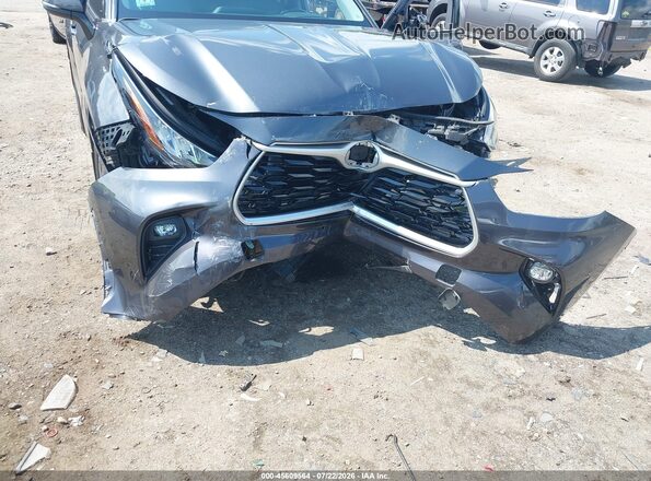 5TDGZRBH4LS512468 2020 TOYOTA HIGHLANDER Gray Widok zestawu wskaźników