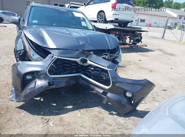 5TDGZRBH4LS512468 2020 TOYOTA HIGHLANDER Gray Widok wnętrza z tyłu