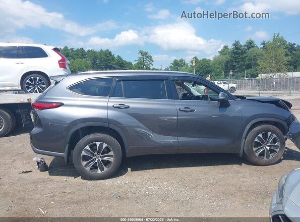 5TDGZRBH4LS512468 2020 TOYOTA HIGHLANDER Gray Widok wnętrza 360 stopni