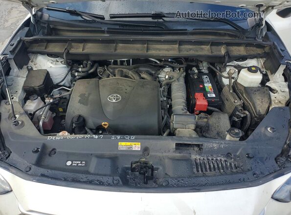 5TDGZRBH4MS137618 2021 TOYOTA HIGHLANDER White Widok komory silnika