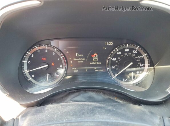 5TDGZRBH4MS143483 2021 TOYOTA HIGHLANDER Blue Widok zestawu wskaźników