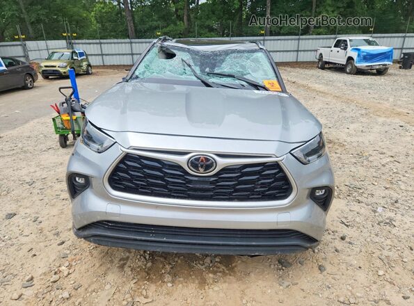 5TDGZRBH4MS546931 2021 TOYOTA HIGHLANDER Silver წინა ხედი