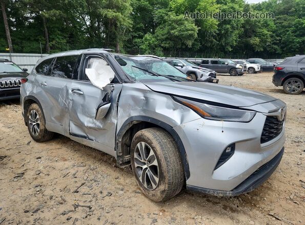 5TDGZRBH4MS546931 2021 TOYOTA HIGHLANDER Silver წინა მარჯვენა