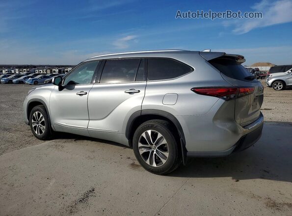 5TDGZRBH5LS052639 2020 TOYOTA HIGHLANDER Gray Rear left