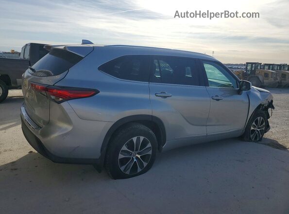 5TDGZRBH5LS052639 2020 TOYOTA HIGHLANDER Gray Rear right