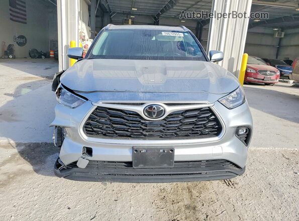 5TDGZRBH5LS052639 2020 TOYOTA HIGHLANDER Gray Front view