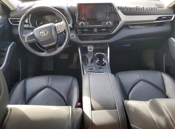 5TDGZRBH5LS052639 2020 TOYOTA HIGHLANDER Gray Dashboard view