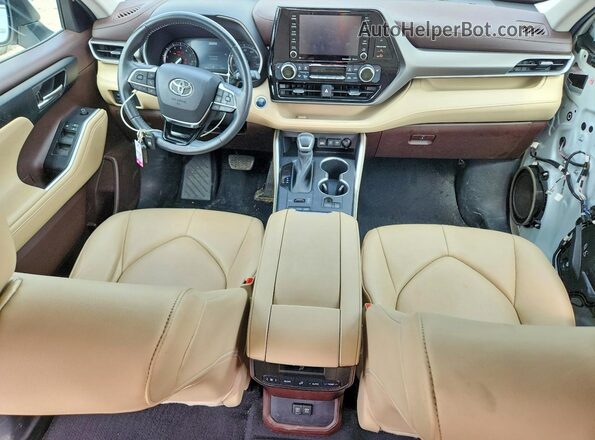 5TDGZRBH5MS065974 2021 TOYOTA HIGHLANDER White Вид панелі приладів