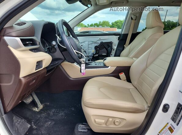 5TDGZRBH5MS065974 2021 TOYOTA HIGHLANDER White Вид салону спереду