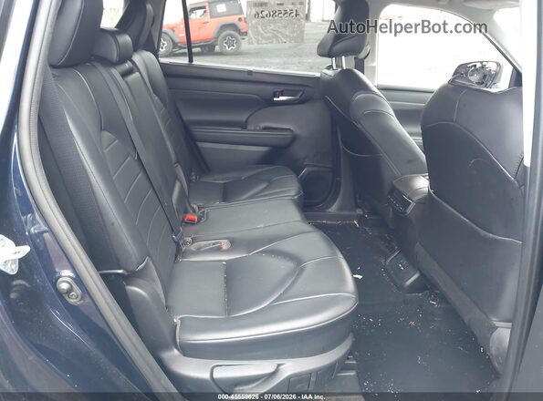 5TDGZRBH5MS124277 2021 TOYOTA HIGHLANDER Blue Widok naklejki z numerem VIN