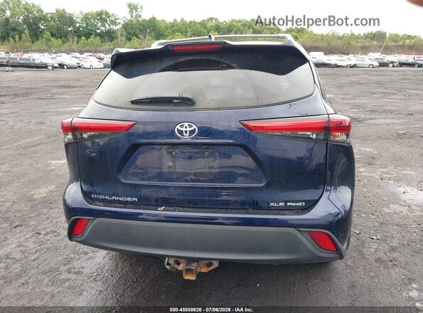 5TDGZRBH5MS124277 2021 TOYOTA HIGHLANDER Blue 