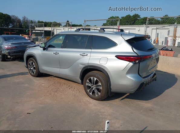 5TDGZRBH6MS149432 2021 TOYOTA HIGHLANDER Silver უკანა მარცხენა