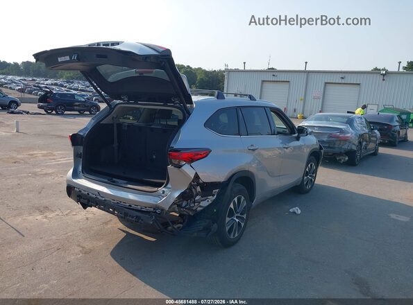 5TDGZRBH6MS149432 2021 TOYOTA HIGHLANDER Silver უკანა მარჯვენა