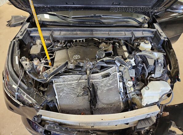 5TDGZRBH7MS084509 2021 TOYOTA HIGHLANDER Brown Widok komory silnika