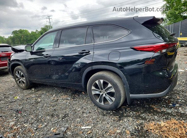 5TDGZRBH7MS123986 2021 TOYOTA HIGHLANDER Черный Задняя левая четверть