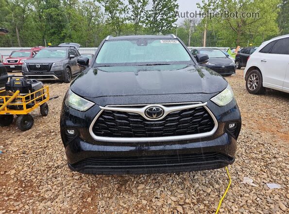 5TDGZRBH7MS528648 2021 TOYOTA HIGHLANDER Black წინა ხედი