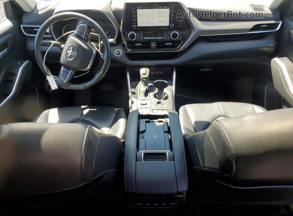 5TDGZRBH7MS544431 2021 TOYOTA HIGHLANDER Серый Вид панели приборов
