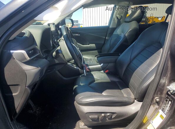 5TDGZRBH7MS544431 2021 TOYOTA HIGHLANDER Серый Вид салона спереди
